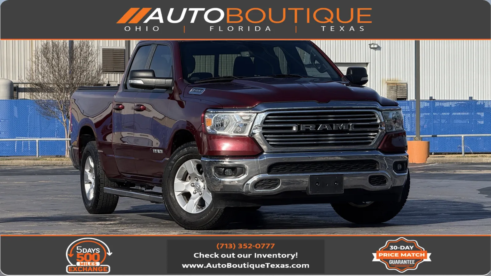 Red 2021 Ram 1500 Big Horn for sale in Alvin, TX