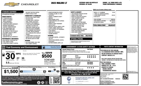 Photos of 2023 Chevrolet Malibu LT for sale in Alvin, TX at Auto Boutique Texas