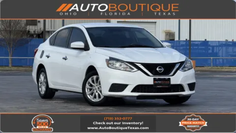 White 2019 Nissan Sentra SV for sale in Alvin, TX