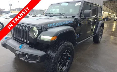 Black 2021 Jeep Wrangler 4xe Unlimited Rubicon for sale in Alvin, TX