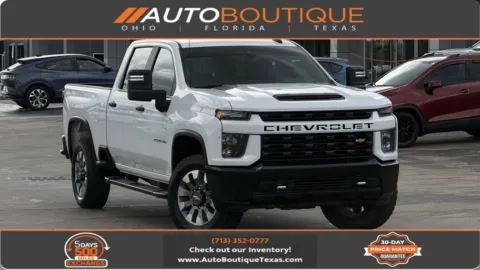 White 2022 Chevrolet Silverado 2500HD Custom for sale in Alvin, TX