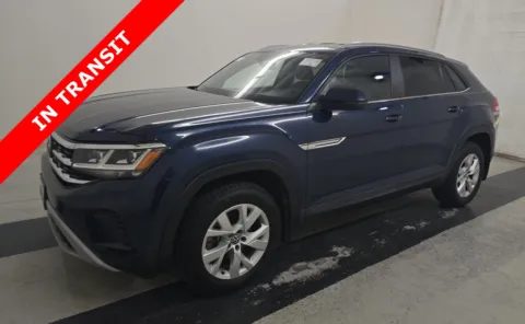 Blue 2021 Volkswagen Atlas Cross Sport 2.0T S for sale in Alvin, TX