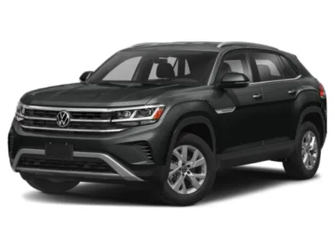 Blue 2021 Volkswagen Atlas Cross Sport 2.0T S for sale in Alvin, TX
