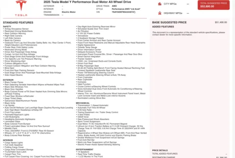 More photos of 2025 TESLA MODEL Y Performance at Auto Boutique Texas, TX