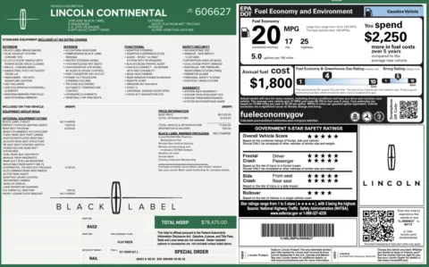 More photos of 2018 Lincoln Continental Black Label at Auto Boutique Texas, TX