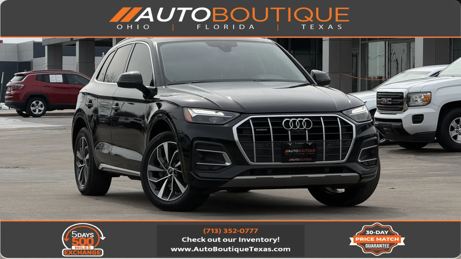 Black 2021 Audi Q5 Premium Plus for sale in Alvin, TX