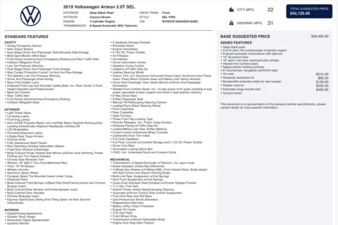 Photos of 2019 Volkswagen Arteon SEL for sale in Alvin, TX at Auto Boutique Texas