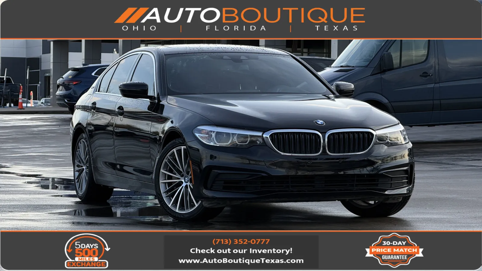 Black 2019 BMW 5 Series 530e iPerformance for sale in Alvin, TX