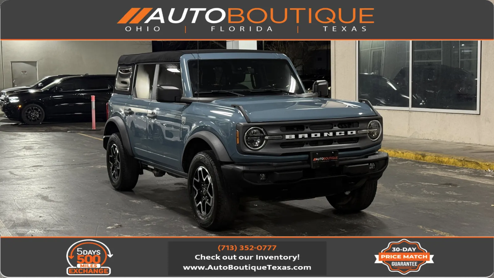 Blue 2023 Ford Bronco Big Bend for sale in Alvin, TX
