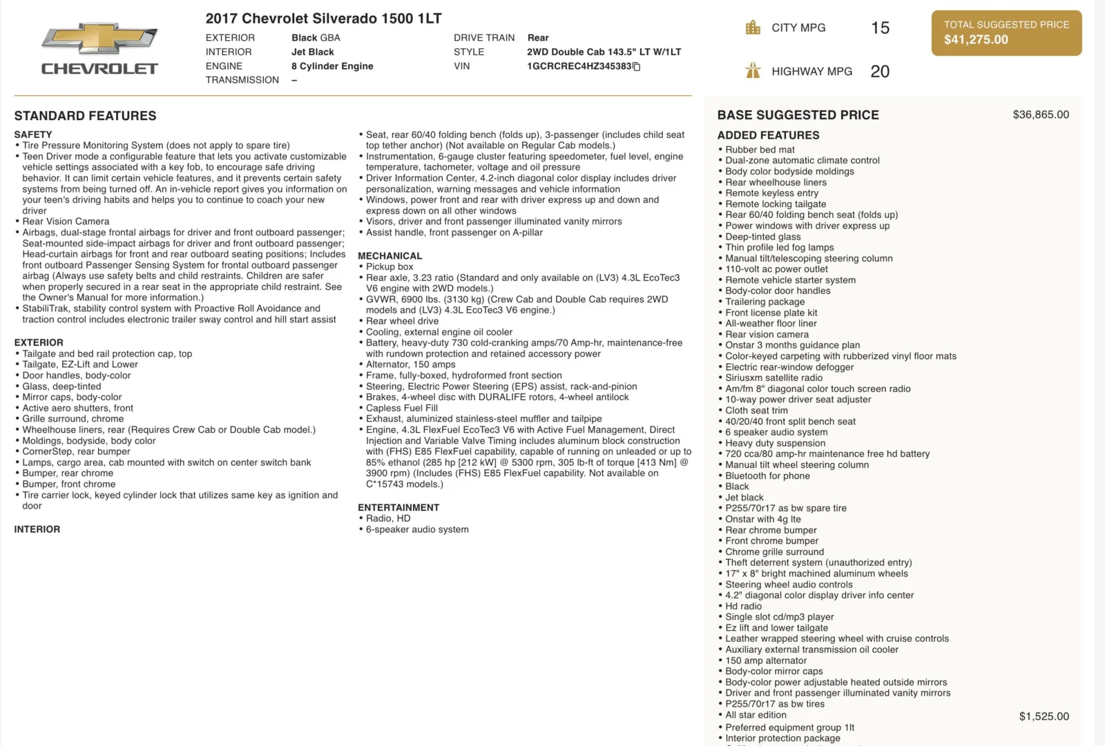 2017 Chevrolet Silverado 1500 LT for sale in Alvin, TX