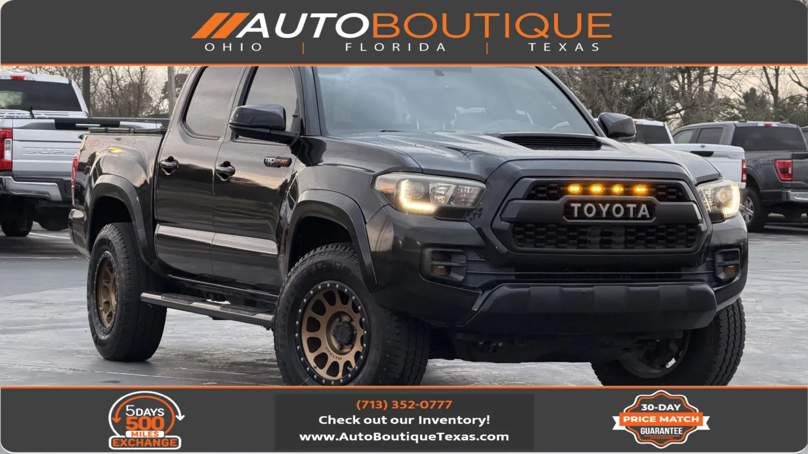 Black 2016 Toyota Tacoma TRD Sport for sale in Alvin, TX