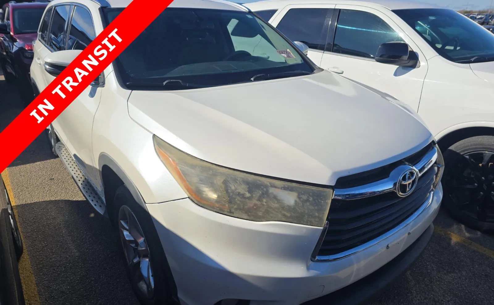 White 2015 Toyota Highlander Limited for sale in Alvin, TX
