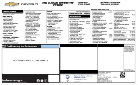 Photos of 2020 Chevrolet Silverado 3500HD LTZ for sale in Alvin, TX at Auto Boutique Texas