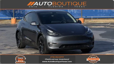 Gray 2022 Tesla Model Y Long Range for sale in Alvin, TX