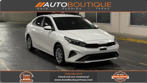 White 2022 Kia Forte FE for sale in Alvin, TX