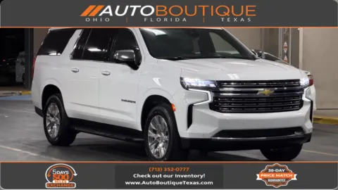 White 2023 Chevrolet Suburban Premier for sale in Alvin, TX