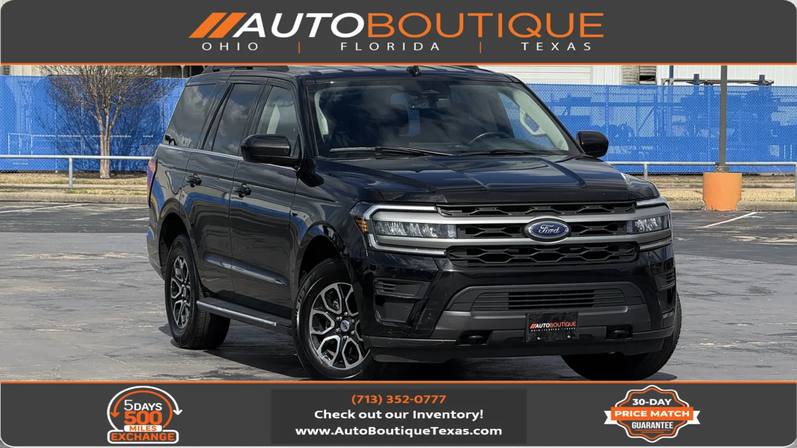 Black 2023 Ford Expedition XLT for sale in Alvin, TX