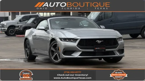 Silver 2024 Ford Mustang EcoBoost for sale in Alvin, TX
