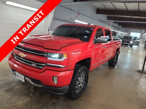 Red 2017 Chevrolet Silverado 1500 LTZ for sale in Alvin, TX