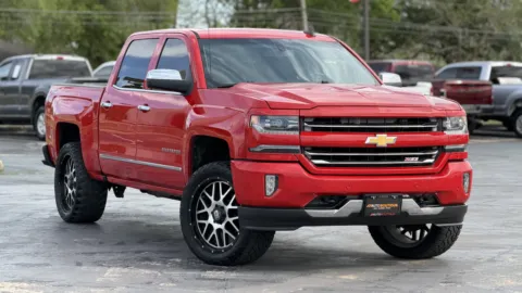 Red 2017 Chevrolet Silverado 1500 LTZ for sale in Alvin, TX