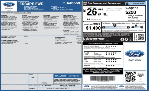 Photos of 2018 Ford Escape SE for sale in Alvin, TX at Auto Boutique Texas