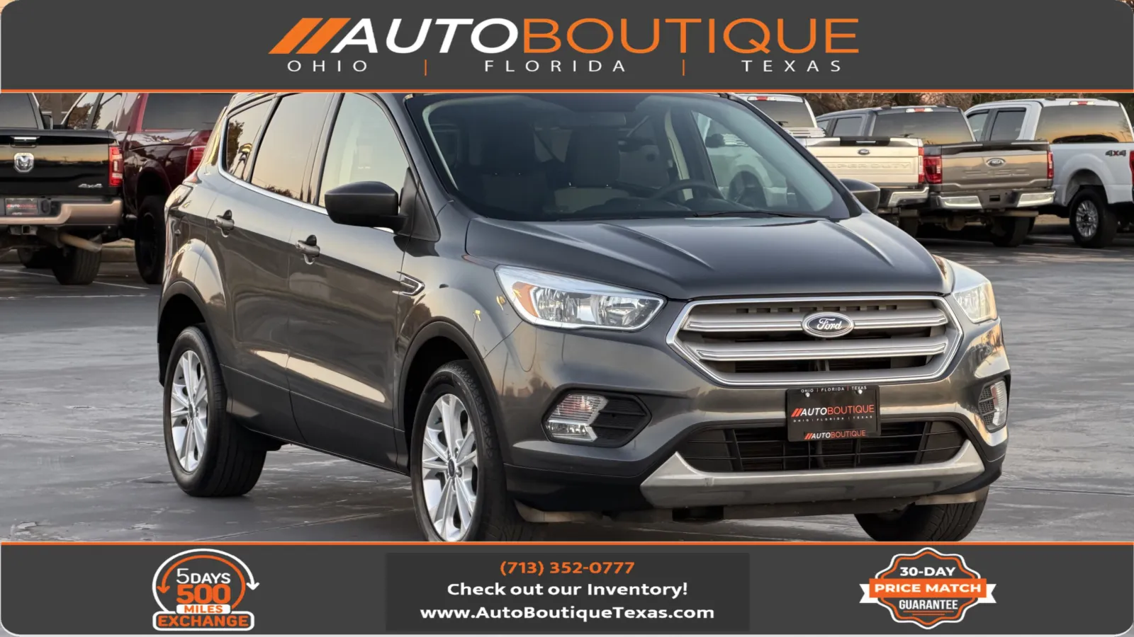 Gray 2018 Ford Escape SE for sale in Alvin, TX