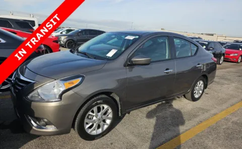 Silver 2017 Nissan Versa Sedan SV for sale in Alvin, TX