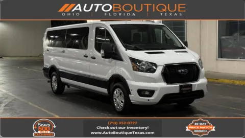 White 2024 Ford Transit Passenger Wagon XLT for sale in Alvin, TX