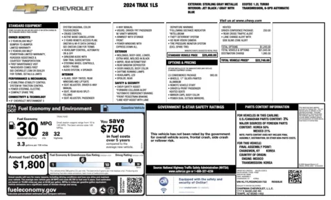 Photos of 2024 Chevrolet Trax LS for sale in Alvin, TX at Auto Boutique Texas