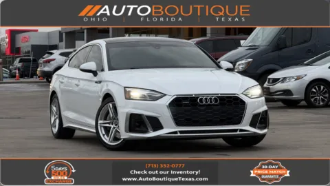 White 2021 Audi A5 Sportback S line Premium for sale in Alvin, TX