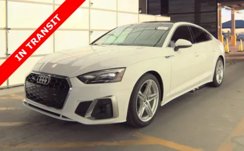 White 2021 Audi A5 Sportback S line Premium for sale in Alvin, TX