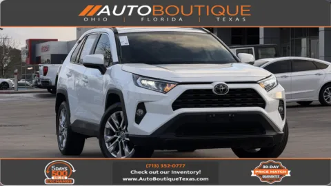 White 2019 Toyota RAV4 XLE Premium for sale in Alvin, TX