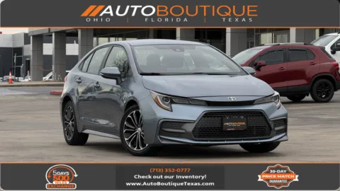 Gray 2020 Toyota Corolla SE for sale in Alvin, TX