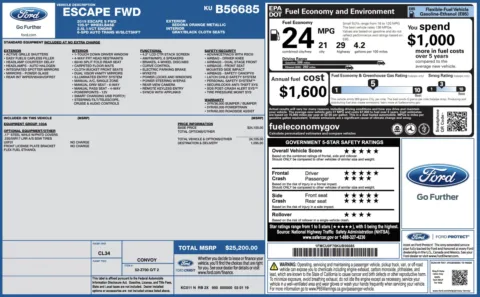 Photos of 2019 Ford Escape S for sale in Alvin, TX at Auto Boutique Texas