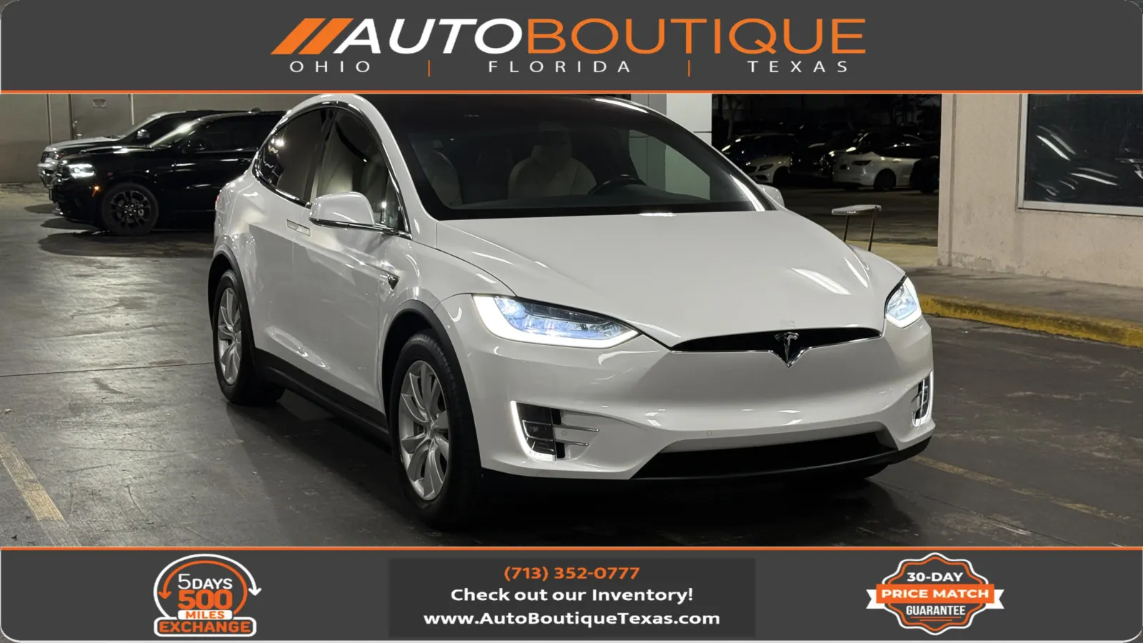 White 2020 Tesla Model X Long Range Plus for sale in Alvin, TX