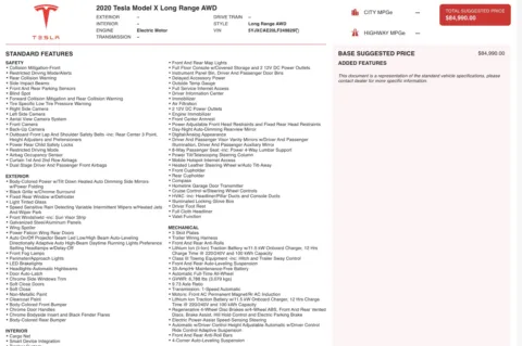 Photos of 2020 Tesla Model X Long Range Plus for sale in Alvin, TX at Auto Boutique Texas