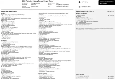 Photos of 2024 Polestar 2 Long Range Single Motor for sale in Alvin, TX at Auto Boutique Texas