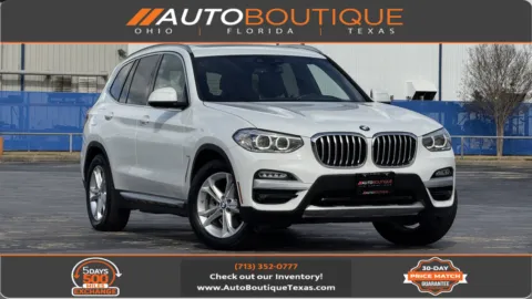 White 2019 BMW X3 SDRIVE3 sDrive30i for sale in Alvin, TX