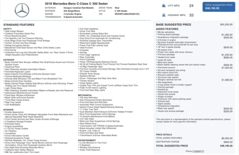 More photos of 2018 MERCEDES-B C 300 at Auto Boutique Texas, TX