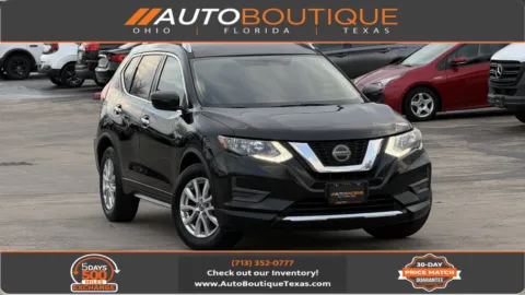 Black 2018 Nissan Rogue SV for sale in Alvin, TX