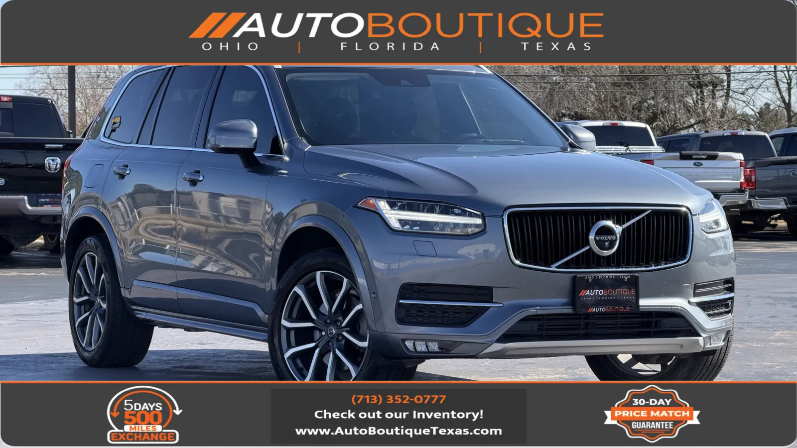 Gray 2019 Volvo XC90 Momentum for sale in Alvin, TX