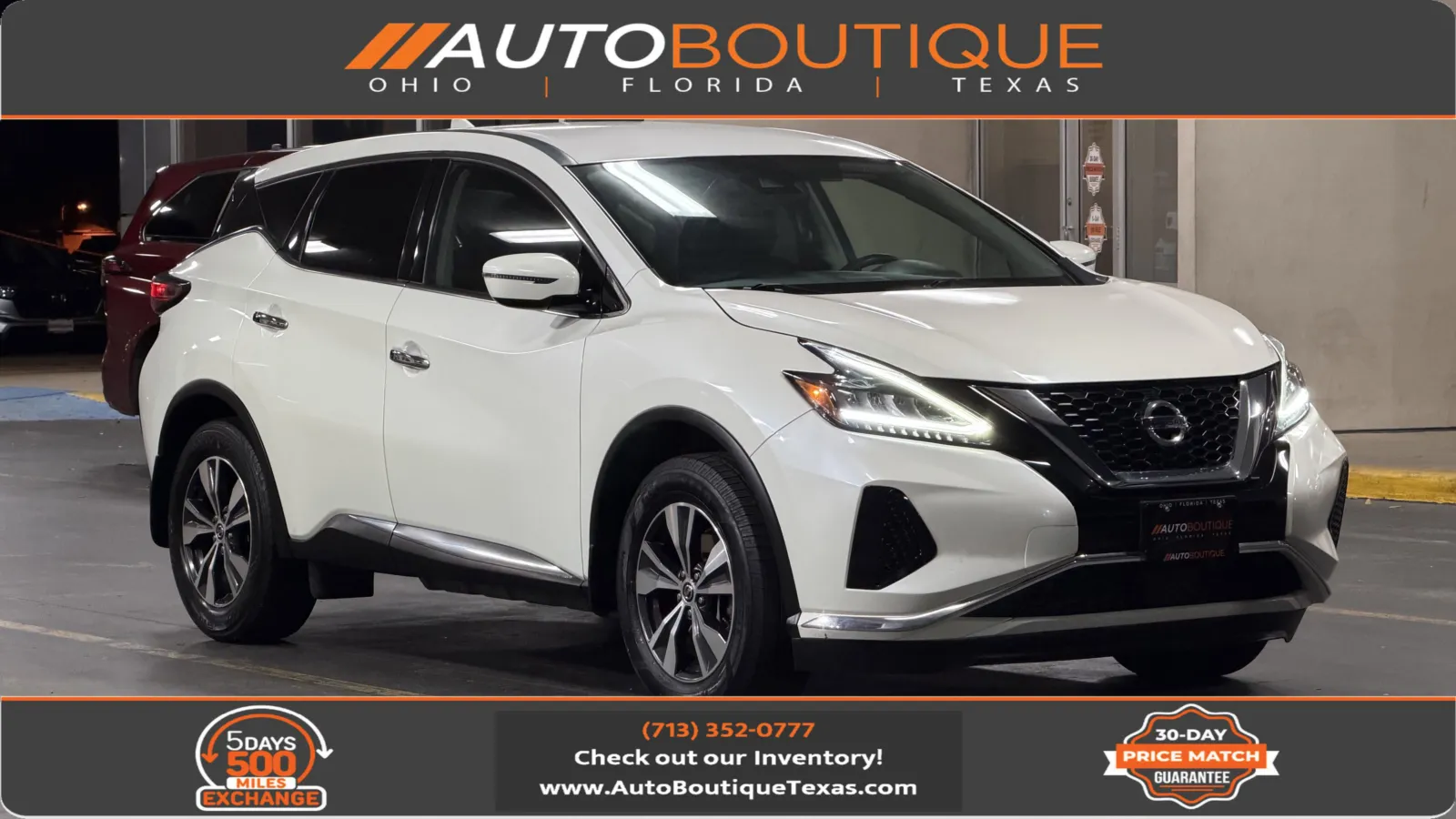 White 2020 Nissan Murano S for sale in Alvin, TX