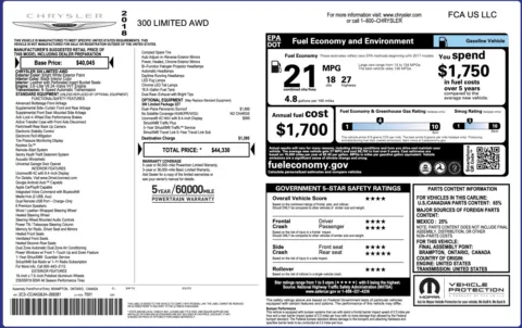 Photos of 2018 Chrysler 300 Limited for sale in Alvin, TX at Auto Boutique Texas