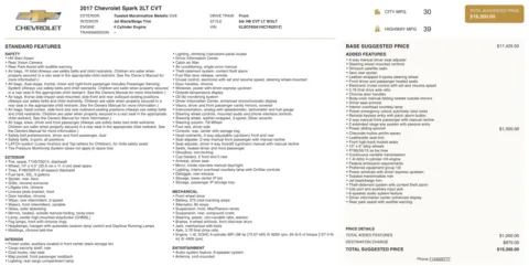 Photos of 2017 Chevrolet Spark LT for sale in Alvin, TX at Auto Boutique Texas