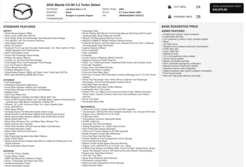 Photos of 2024 Mazda CX-90 3.3 Turbo Select for sale in Alvin, TX at Auto Boutique Texas