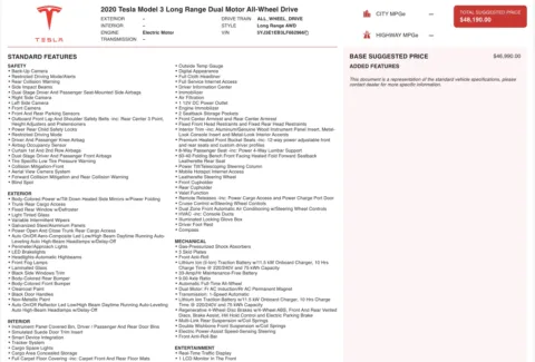 Photos of 2020 Tesla Model 3 Long Range for sale in Alvin, TX at Auto Boutique Texas