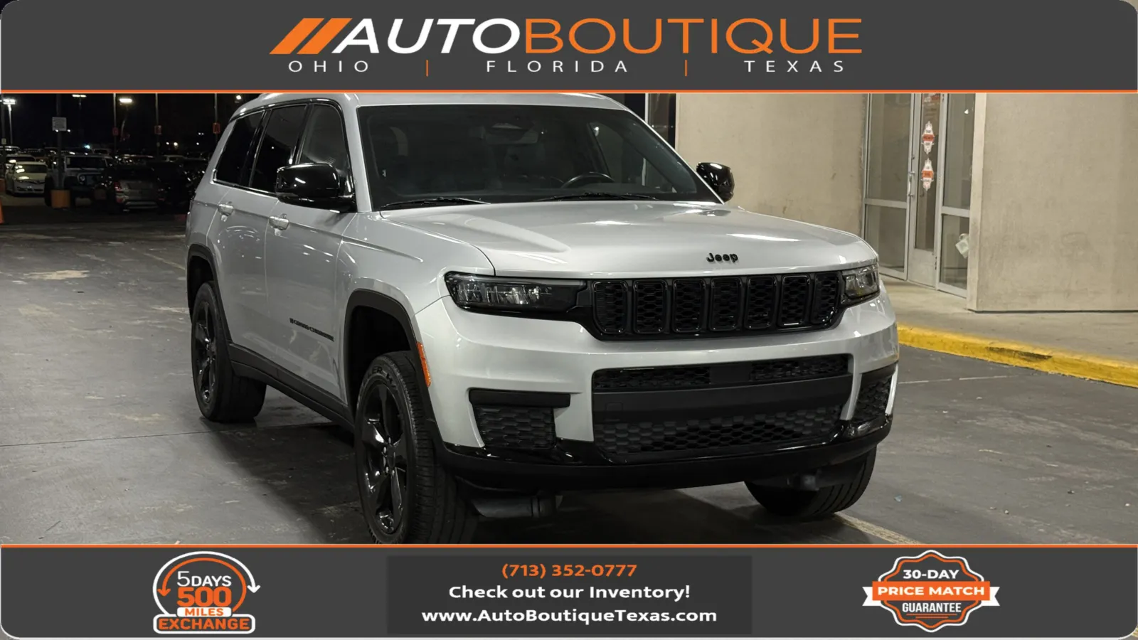 Silver 2021 Jeep Grand Cherokee L Altitude for sale in Alvin, TX