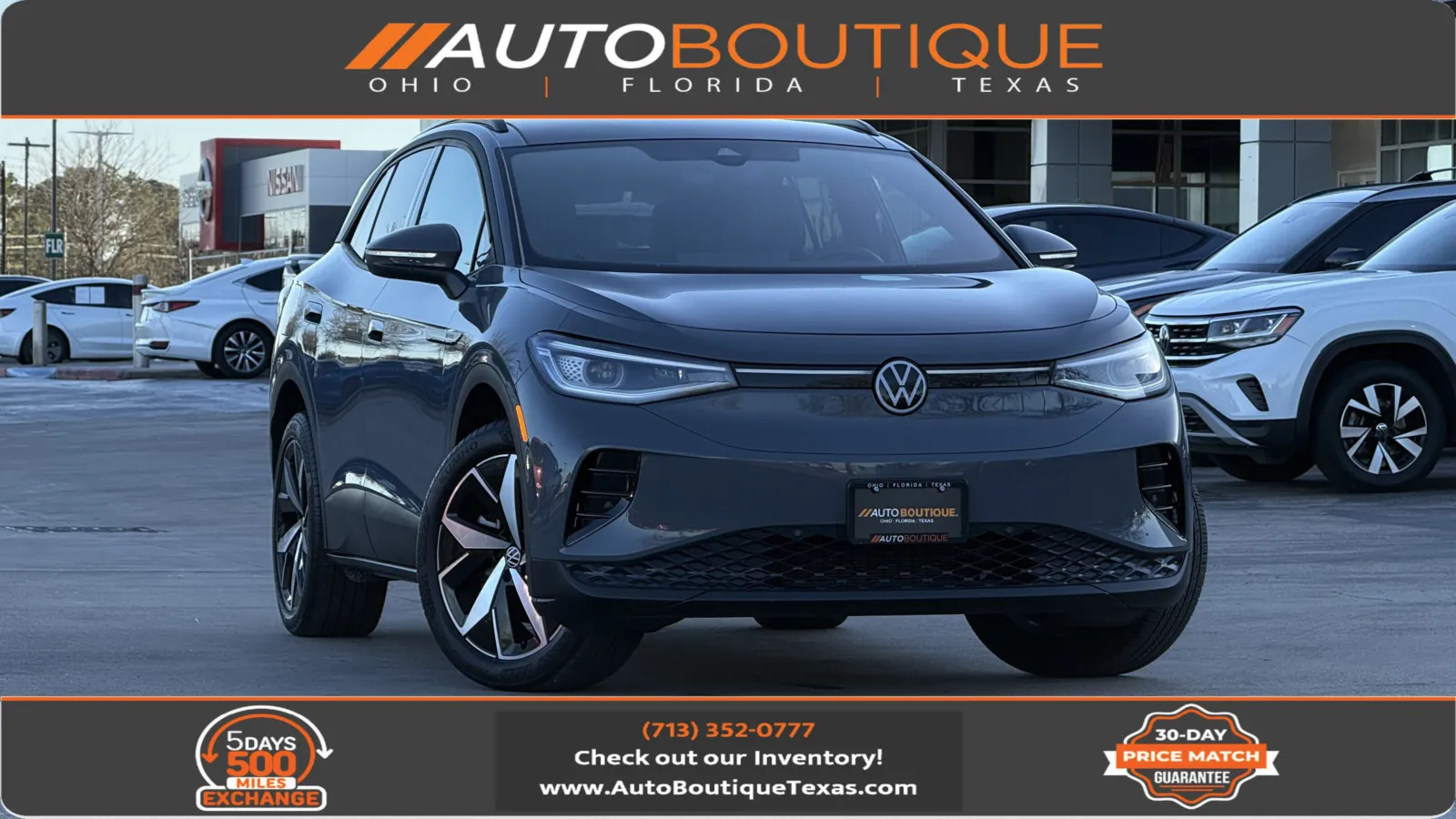 Gray 2024 Volkswagen ID.4 Pro S for sale in Alvin, TX