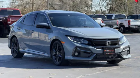 Gray 2021 Honda CIVIC EX for sale in Alvin, TX