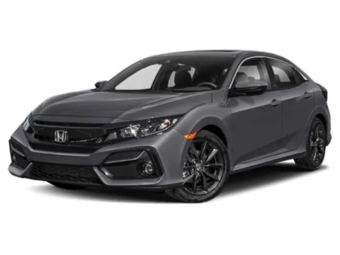 Gray 2021 Honda CIVIC EX for sale in Alvin, TX